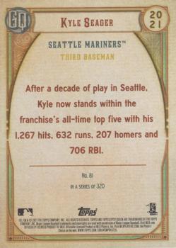 2021 Topps Gypsy Queen #81 Kyle Seager Back