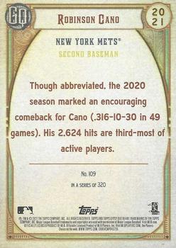 2021 Topps Gypsy Queen #109 Robinson Cano Back