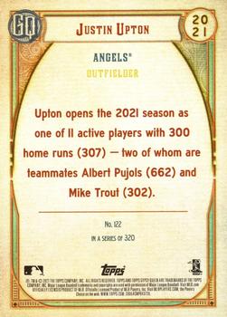 2021 Topps Gypsy Queen #122 Justin Upton Back