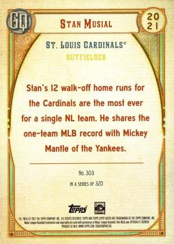 2021 Topps Gypsy Queen #303 Stan Musial Back