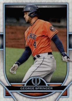2021 Topps Tribute #89 George Springer Front