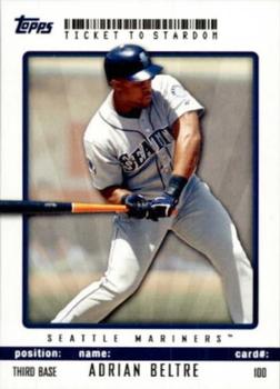 2009 Topps Ticket to Stardom - Blue #100 Adrian Beltre Front