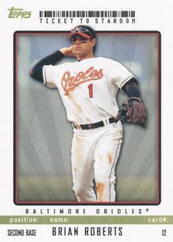 2009 Topps Ticket to Stardom - Gold #12 Brian Roberts Front