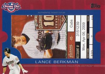 2009 Topps Ticket to Stardom - Opening Day Ticket Subs #ODTS-LB Lance Berkman Front
