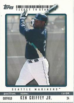 2009 Topps Ticket to Stardom - Perforated #24 Ken Griffey Jr. Front