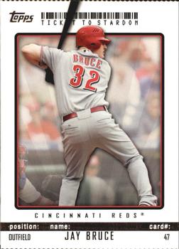 2009 Topps Ticket to Stardom - Perforated #47 Jay Bruce Front