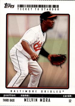 2009 Topps Ticket to Stardom - Perforated #52 Melvin Mora Front