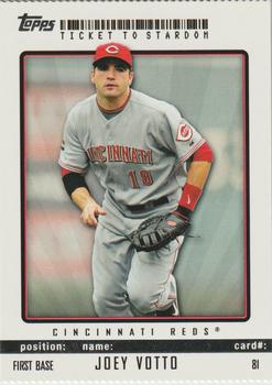 2009 Topps Ticket to Stardom - Perforated #81 Joey Votto Front