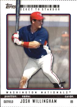 2009 Topps Ticket to Stardom - Perforated #89 Josh Willingham Front