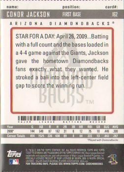 2009 Topps Ticket to Stardom - Perforated #162 Conor Jackson Back