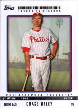 2009 Topps Ticket to Stardom - Perforated #176 Chase Utley Front
