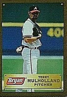 2000 Bryan Atlanta Braves Perforated #NNO Terry Mulholland Front