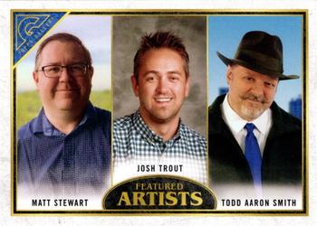 2020 Topps Gallery - Featured Artists #NNO Todd Aaron Smith / Matt Stewart / Josh Trout Front