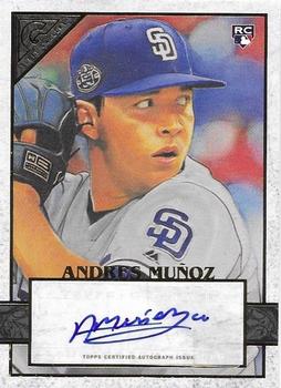 2020 Topps Gallery - Autographs #67 Andres Muñoz Front