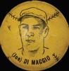 1938 Baseball Tabs Pins #NNO Joe DiMaggio Front