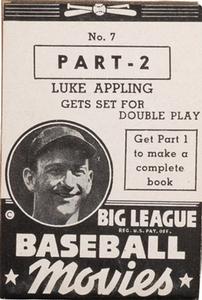 1938 Goudey Big League Movies (R326) #7 Luke Appling Front