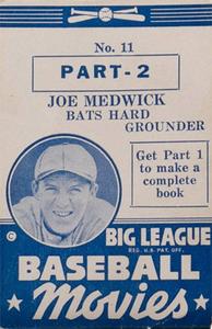 1938 Goudey Big League Movies (R326) #11 Joe Medwick Front