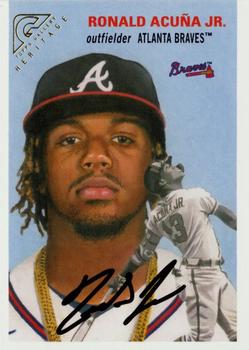 2020 Topps Gallery - Heritage #HT-4 Ronald Acuña Jr. Front
