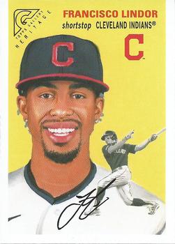 2020 Topps Gallery - Heritage #HT-10 Francisco Lindor Front