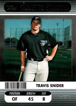 2009 Topps Ticket to Stardom - Ticket To Stardom #TTS-2 Travis Snider Front