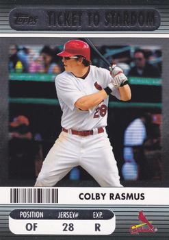 2009 Topps Ticket to Stardom - Ticket To Stardom #TTS-3 Colby Rasmus Front