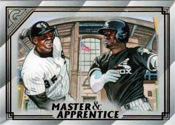 2020 Topps Gallery - Master & Apprentice #MA-6 Frank Thomas / Luis Robert Front