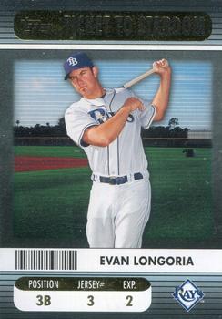 2009 Topps Ticket to Stardom - Ticket To Stardom Gold #TTS-10 Evan Longoria Front