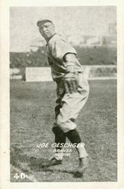 1922 W503 Strip/Caramel Cards #40 Joe Oeschger Front