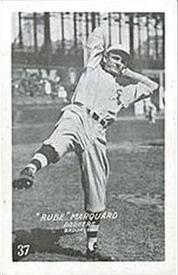 1922 W503 Strip/Caramel Cards #37 Rube Marquard Front