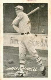 1922 W503 Strip/Caramel Cards #8 Jimmy O'Connell Front