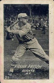 1922 W503 Strip/Caramel Cards #21 Frank Frisch Front