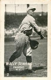 1922 W503 Strip/Caramel Cards #2 Wally Schang Front