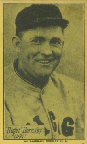 1929-30 R315 #NNO Rogers Hornsby Front