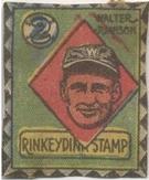 1927 Rinkeydink Stamps #NNO Walter Johnson Front