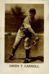 1928 Star Player Candy #NNO Owen Carroll Front