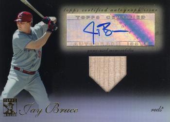 2009 Topps Tribute - Autograph Relics Black #TAR-JB1 Jay Bruce Front
