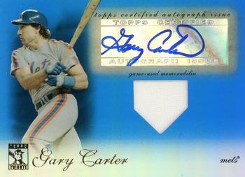 2009 Topps Tribute - Autograph Relics Blue #TAR-GC2 Gary Carter Front