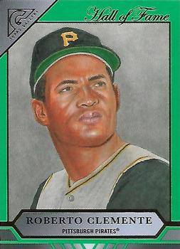 2020 Topps Gallery - Hall of Fame Gallery Green #HOFG-15 Roberto Clemente Front