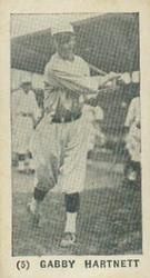 1928 Sweetman (F50) #5 Gabby Hartnett Front