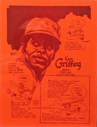 1977 Bob Parker Some Reds You Should Know #20 Ken Griffey Front