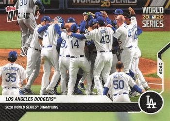 2020 Topps Now World Series Champions Los Angeles Dodgers #WS-1 Los Angeles Dodgers Front