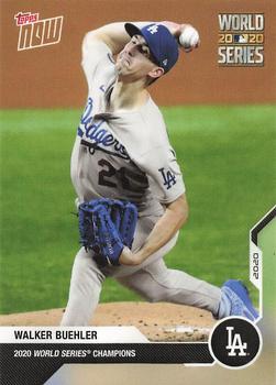 2020 Topps Now World Series Champions Los Angeles Dodgers #WS-2 Walker Buehler Front