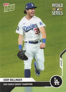 2020 Topps Now World Series Champions Los Angeles Dodgers #WS-7 Cody Bellinger Front