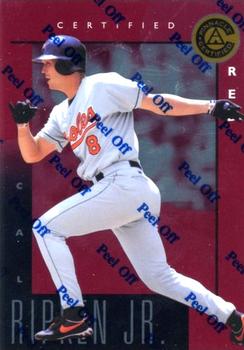 1998 Pinnacle Certified Test Issue - Certified Red Test Issue #49 Cal Ripken Jr. Front
