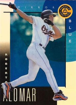 1998 Pinnacle Certified Test Issue - Mirror Blue Test Issue #20 Roberto Alomar Front