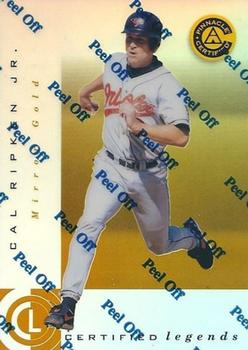 1998 Pinnacle Certified Test Issue - Mirror Gold Test Issue #150 Cal Ripken Jr. Front