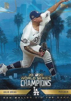 2020 Topps x Ben Baller: Los Angeles Dodgers World Series Champions #3 Julio Urias Front