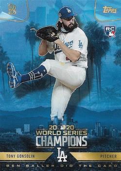 2020 Topps x Ben Baller: Los Angeles Dodgers World Series Champions #4 Tony Gonsolin Front
