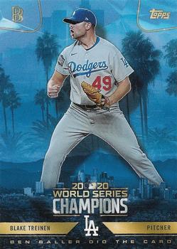 2020 Topps x Ben Baller: Los Angeles Dodgers World Series Champions #7 Blake Treinen Front