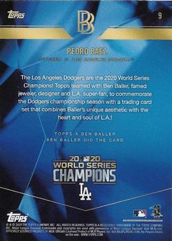 2020 Topps x Ben Baller: Los Angeles Dodgers World Series Champions #9 Pedro Baez Back